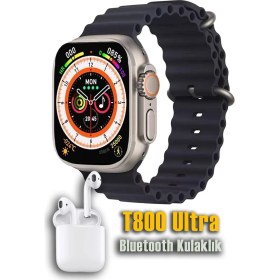 Resim Digi Monster Watch 8 Ultra Akıllı Saat IPS Ekranlı / 2 Çift Kordon / Bluetooth Kulaklık 