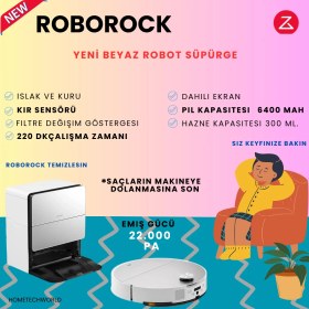 Resim Roborock Ultra Premium Özellikleriyle ,Güçlü Ince yapısıyla 22000 Pa emiş gücüyle yeni Robot Süpürge 