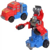 Resim Spin Master Sürtmeli Robota Dönüşen Tır D400-34 - Kırmızı 