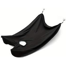 Resim Gateesat Siyah Emici Sakal Tıraş Önlüğü Pratik Temizlik Ve Bakım 