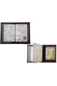 Resim promosyon denizi Land Rover Logolu Taba Ruhsat Kabı Ve Land Rover Logolu Anahtarlık 