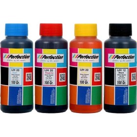 Resim Perfection Tanklı Yazıcılar Uyumlu Üniversal Dye Bazlı Mürekkep Dolum Seti 4x100 Gr. 