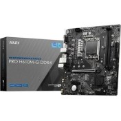 Resim Msı Pro H610M-G Ddr4 M2 Pcıe Nvme HDMI Pcıe 16X V4.0 1700P Matx 