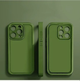 Resim Sunshine022 Yeşil Vrnoei Kalınlaştırılmış Darbe Emici iPhone Uyumlu 15 Kılıfı Koruma Aksesuarı 