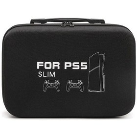 Resim Sones Bkano Sony Ps5 Slim Saklama Çantası Sert Kılıflı Omuz Çantası Siyah Diğer 