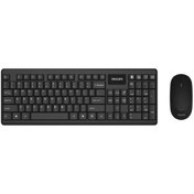 Resim Philips SPT6314-62 C314 Siyah (Wireless Convenience )Kablosuz 1200dpi Q Standart Klavye + Mouse Set 