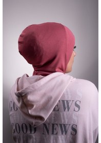 Resim Hürrem Bone Gül Kurusu Pratik Hazır Geçmeli Bone Viskon Kumaş Hijab Spor 2106 Gül Kurusu 