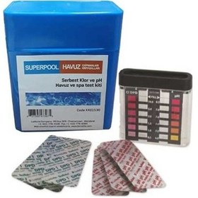 Resim Superpool Haplı Ph-cl Test Kiti-ph And Cl Test Kit-tablet-toptancıyızbiz 