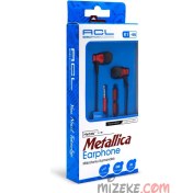 Resim Acl K1-46 Metals™ Metal Mikrofonlu Kumandalı Kulakiçi Kulaklık 3.5mm Jack 