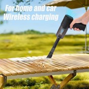Resim 2025 En Son Ev ve Araba Kablosuz Elektrikli Süpürge - Verimli Toz Alma, Ultra Uzun Pil Ömrü, Koltuk Aralıkları, Zemin, Masa, Bank için Çok Yönlü Temizlik, Profesyonel Temizlik Yardımcısı, Ev Temizlik Yardımcısı | Şık Siyah Tasarım | Dayanıklı Yapı, Ev için Süpürge 