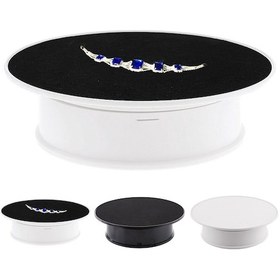 Resim Sones 20cm 360 Derece Elektrikli Döner Pikap Ekran Standı Fotoğraf Video Çekim Aksesuarları Pikap, 1,5kg Yük, Pil İle Çalışır 