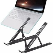 Resim ZHL-221 Siyah Ayarlanabilir Laptop Standı ZHL Tools