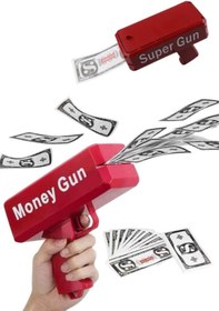 Resim Epilons Para Dolar Atma Makinası Super Money Gun Para Saçma Fırlatma Tabancası 