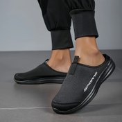 Resim Unisex Solid Colour Slip On Mule Ayakkabıları, Erkekler Ve Kadınlar Için Rahat Kaymaz Casual Nefes Alabilen Hızlı Kuruyan Plaj Su Ayakkabıları, Açık Hava Aktiviteleri Için 
