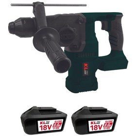 Resim Klpro Klpm18bh-80 18V/8.0Ah. 2.8j Kömürsüz Çift Akülü Pnömatik Matkap Kırıcı Delici 