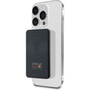 Resim Redbull Lisanslı M-Safe Özellikli Dijital LED Göstergeli Çift Boğa Baskılı Powerbank 5000MAH 15W 