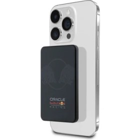 Resim Redbull Lisanslı M-Safe Özellikli Dijital LED Göstergeli Çift Boğa Baskılı Powerbank 5000MAH 15W 