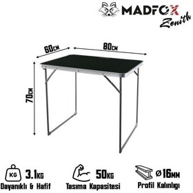 Resim Madfox Zenith Katlanır Kamp Masası 