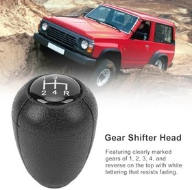 Resim Yctze 4 Hız Vites Kolu Topuzu Devriye Için Ergonomik Vites Kafası Y60 GQ 1987 Ila 1995 Çizilmeye Dayanıklı Hassas Vites Kolu Kafası 