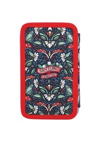 Resim Santoro Gorjuss Little Mushroom 3 Katlı İçi Dolu Kalem Çantası 607gj35 Çok Renkli 