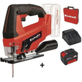 Resim Einhell Tc-js 18 Li - Dekupaj Testeresi 4.0 Ah Starter Kit Çanta 