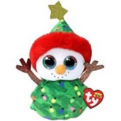 Resim Ty Beanie Boos Garland Yeşil Kardan Adam 15 Cm 
