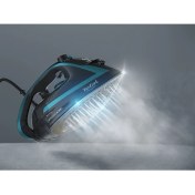 Resim Tefal Puregliss Mikro Kireç Filtre Buharlı Ütü 3000W Siyah Yeşil 