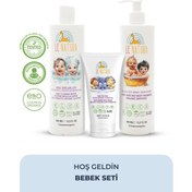 Resim Le Natura Hoş Geldin Bebek Seti Organik Bebek Şampuanı - Pişik Kremi - Bebek Miseler Temizleme Suyu 