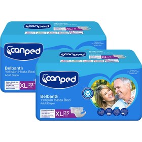 Resim Canped Belbantlı Hasta Bezi Extra Large 23'lü x2 