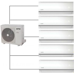 Resim 5LMX125N Multi 42000 BTU 1 Dış Ünite - 5 İç Ünite 12+12+12+12+12 Duvar Tipi Klima 