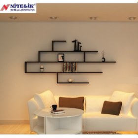 Resim LİNE MDF KİTAPLIK RAF 