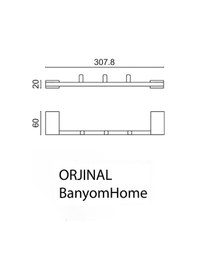 Resim Çelik Banyo Paslanmaz Pirinç Mat Siyah Titanik 3'lü Set Askılık Siyah 