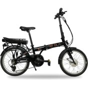 Resim Ola Electrolight Efl1 Elektrikli Siyah Elektrikli Katlanabilir Bisiklet 20” 