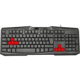 Resim Trust 22113 Ziva Usb Kablolu Gaming Türkçe Q Klavye 