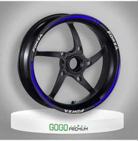 Resim Gogo Jant Şeridi Reflektör Mavi Iv Honda Forza 250 