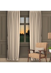 Resim Bej Ada Fon Perde Sık Pile 1'e 3 Pile-bej Bej 