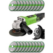 Resim Lieber German Bakır Sargı Devir Ayarlı 4100 W 115-125 mm Spiral Avuç İçi Taşlama Makinası 20 Taş 