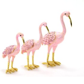 Resim Swarovski 3'lü Flamingo 