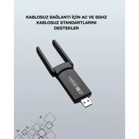 Resim Marsilyan AC1200 USB WiFi Adaptör 