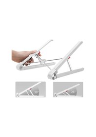 Resim Bix Saiji X1 Alüminyum Notebook Laptop Standı Beyaz 