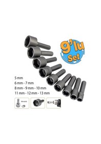 Resim Manyetik Mıknatıslı 5 6 7 8 9 10 11 12 13 Mm Somun Civata Adaptör Seti Crv Metal Matkap Uyumlu Uç 