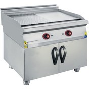 Resim Karacasan Endüstriyel 900 Seri Dolaplı 80 Cm Elektrikli Yarı Kanallı Izgara Krcs.eızdye.890 