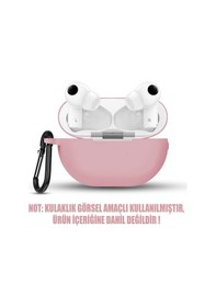 Resim Microsonic Huawei Freebuds Pro Mat Silikon Kılıf Rose Gold 