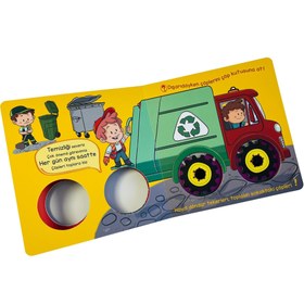 Resim Sincap Kitap Tekerlekler İş Başında Eğlenceli Taşıyıcı Araçlarım 