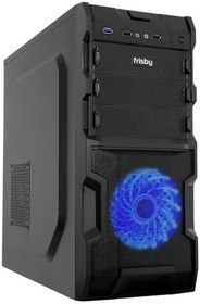 Resim Frisby FC-8865G-650 Midi Tower Kasa, 1 x USB 3.0, 2 x USB 2.0, 1 x Audio Set, Şeffaf LEd'li Fan, Siyah 