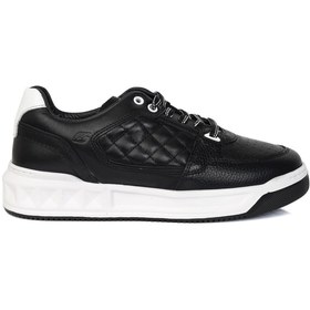 Resim Greyder Erkek Siyah Hakiki Deri Sneaker Ayakkabı 3Y1SA17000 