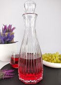 Resim DigitHome Linea Cam Kapaklı Su ve Meşrubat Sürahisi Karaf Şişe 750 Ml - LN.KIR.011.00.000 C1-1-288 
