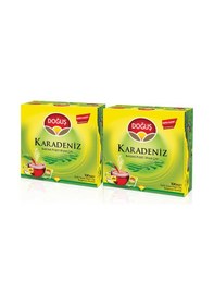 Resim Doğuş Karadeniz Bergamot Aromalı Siyah Süzen Bardak Poşet Çay 2'li 100 x 2 G 