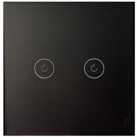 Resim Fonri Akıllı Dokunmatik Çiftli Duvar Anahtarı 