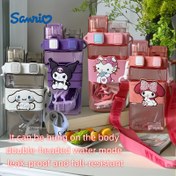 Resim Sanrio çok renkli seçenekli çift içecek bardakları, iki dağıtım yolu, taşınabilir, sevimli çizgi film karakterleri, aile ve arkadaşlar için Anneler Günü mezuniyet sezonunda mükemmel doğum günü hediyeleri 